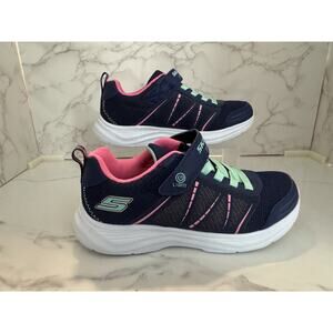 Skechers S Lights Glimmer Kicks Blue Pink Teal Shoe Kid Girls Size 3.5,Pre-owned